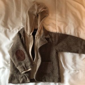 9 month light tweed coat